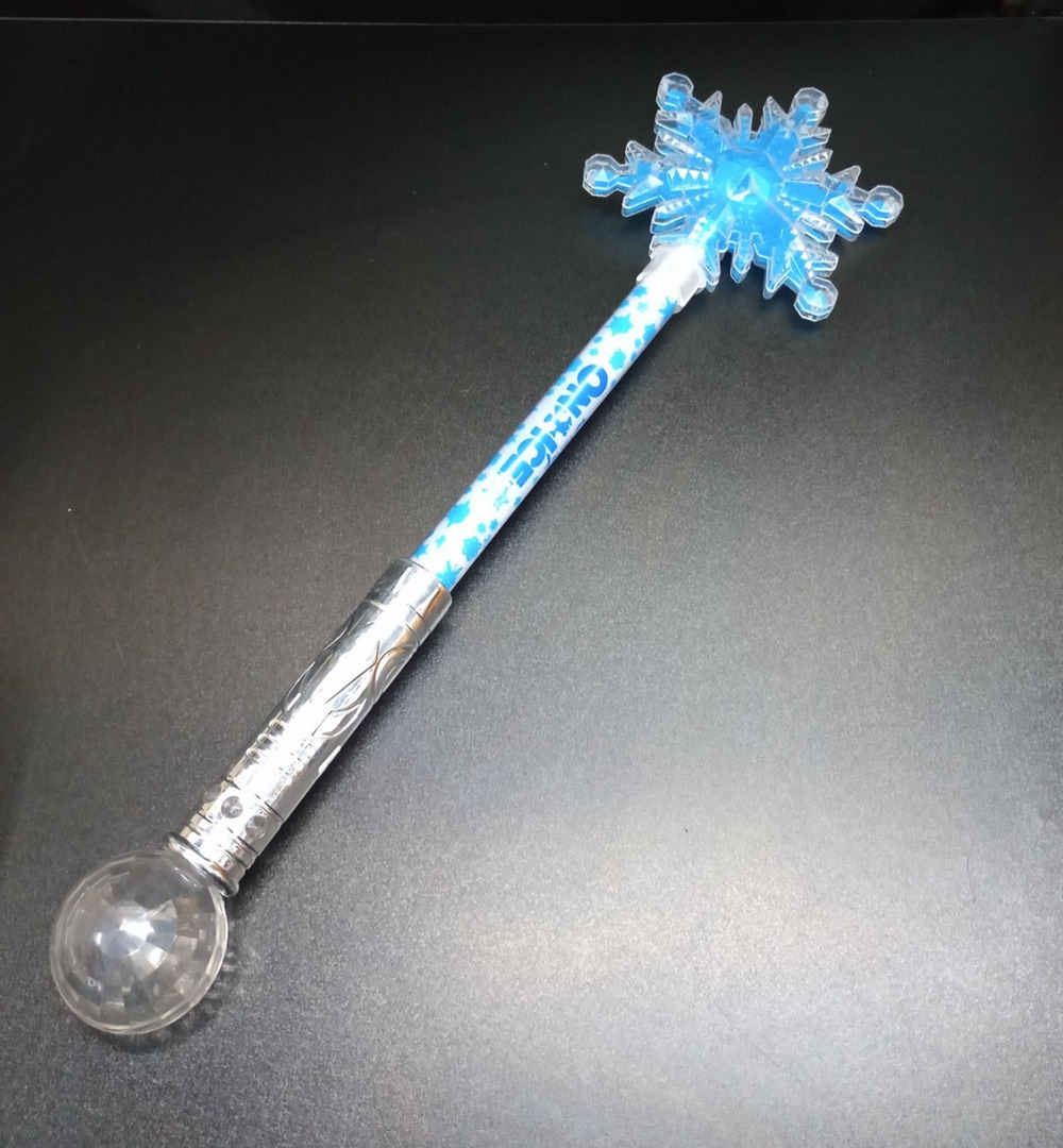 Disney On Ice Frozen Elsa Snowflake Light-Up Wand Multicolor Tested Works